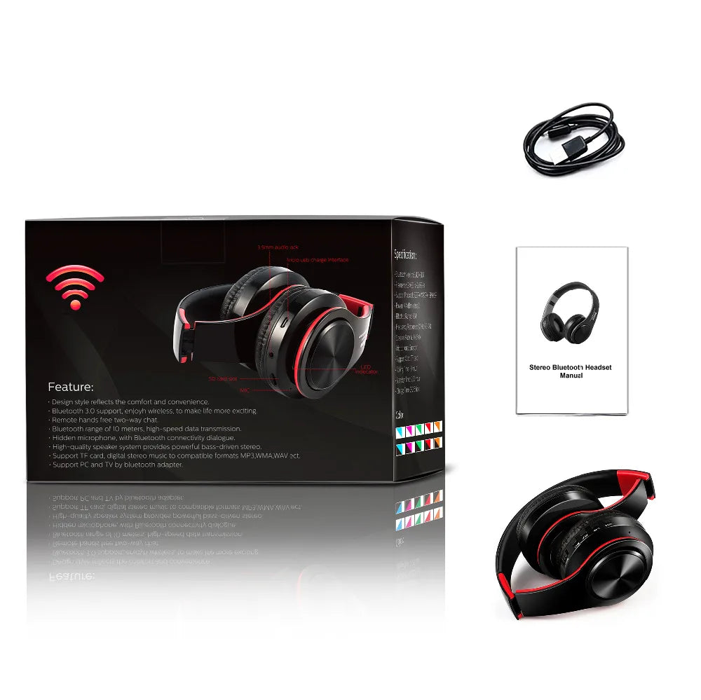 HIFI Stereo Bluetooth Headphone With Mic