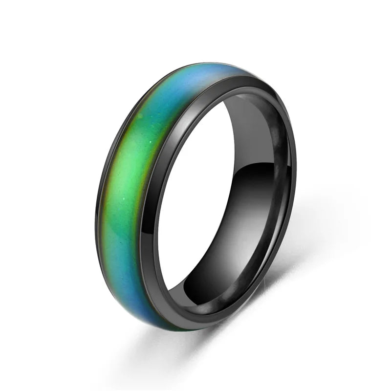 Changing Color Mood Rings Emotion Temperature Ring