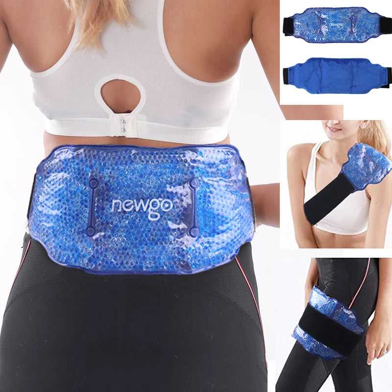 Reusable Gel Cold/Hot Pack For Pain Relief, Compression Therapy Wrap