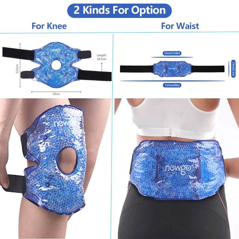 Reusable Gel Cold/Hot Pack For Pain Relief, Compression Therapy Wrap