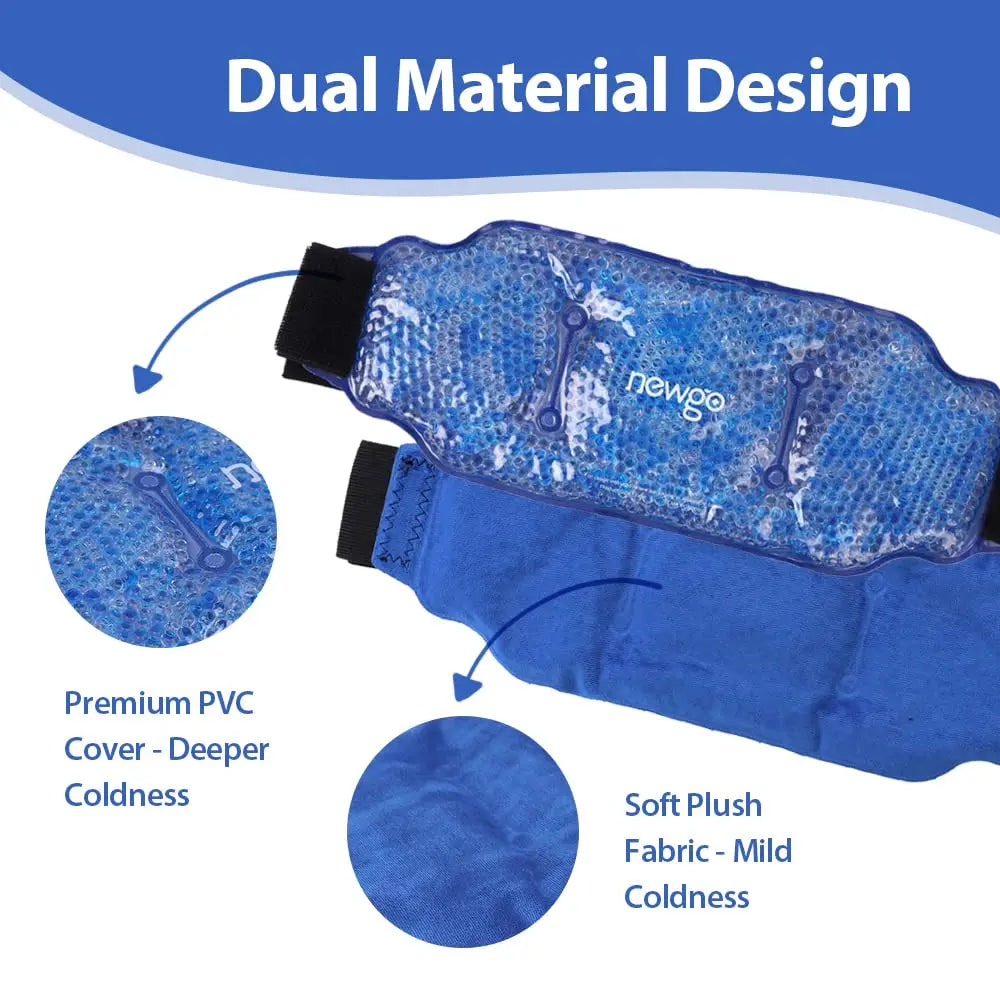 Reusable Gel Cold/Hot Pack For Pain Relief, Compression Therapy Wrap