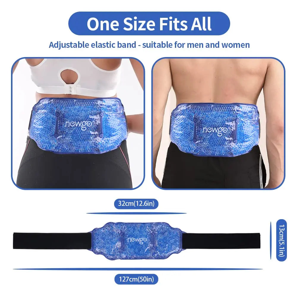 Reusable Gel Cold/Hot Pack For Pain Relief, Compression Therapy Wrap